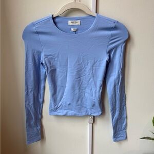 Aritzia Light Blue Long Sleeve Tee